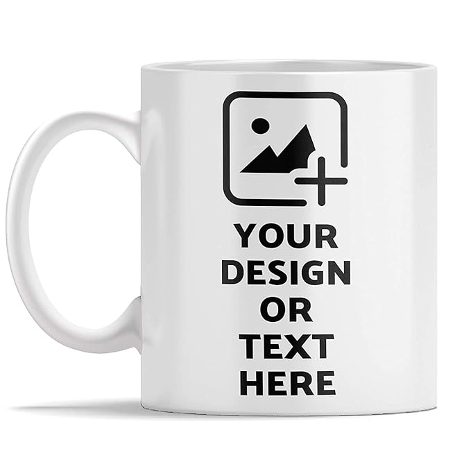 White Mug Full Color Wrap Print